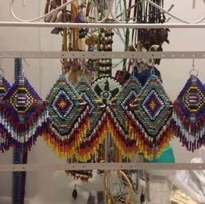 COPY - Handmade beaded earrings